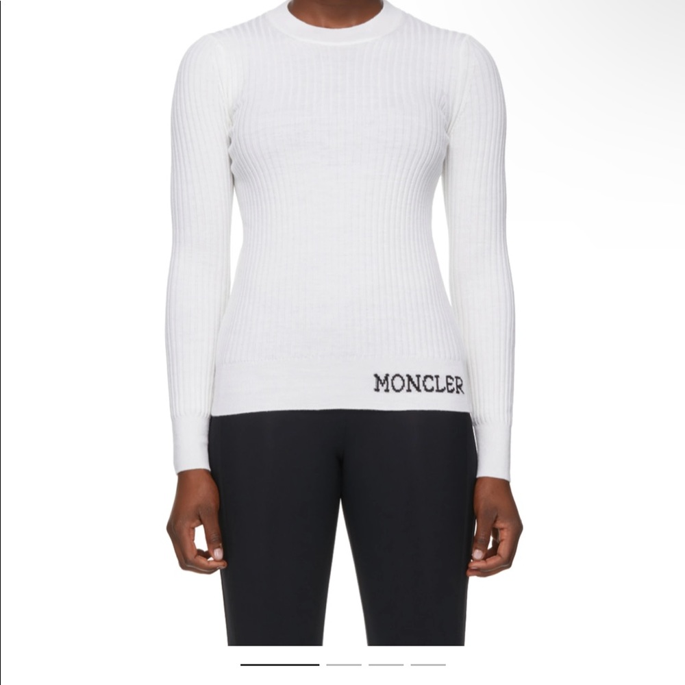 Moncler Ribbed Logo sweater